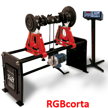 Máquina balanceadora TOB modelo RGBcorta para cigüeñales, motores y alternadores eléctricos